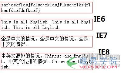 css中強制換行word-break、word-wrap、white-space區別實例3