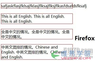 css中強制換行word-break、word-wrap、white-space區別實例4