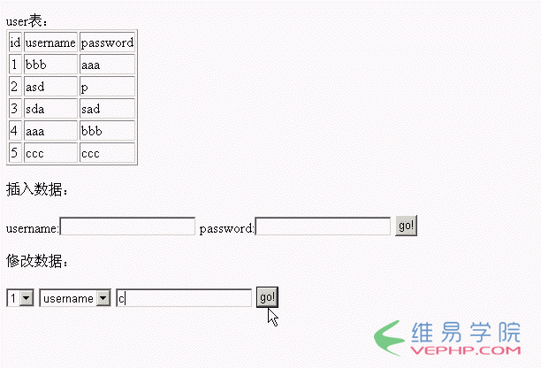 php數據庫的增刪改查 php與javascript之間的交互PHP教程：