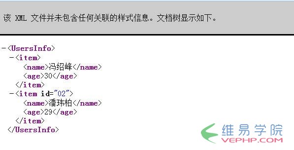 PHP應用：PHP基于SimpleXML生成和解析xml的方法示例