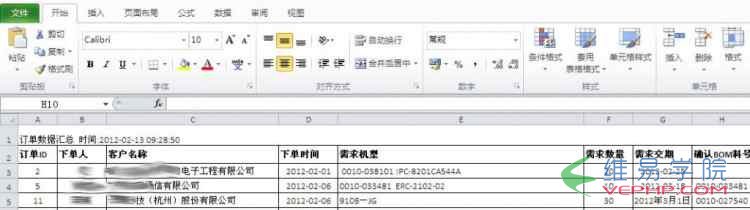 PHP實例：thinkPHP+phpexcel實現excel報表輸出功能示例