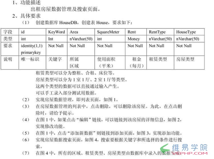 PHP應(yīng)用：php出租房數(shù)據(jù)管理及搜索頁面