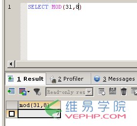 MYSQL數據庫與MSSQL對比學習MYSQL的心得（六）--函數