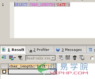MYSQL數據庫與MSSQL對比學習MYSQL的心得（六）--函數