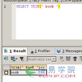 MYSQL數據庫與MSSQL對比學習MYSQL的心得（六）--函數