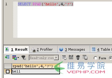 MYSQL數據庫與MSSQL對比學習MYSQL的心得（六）--函數