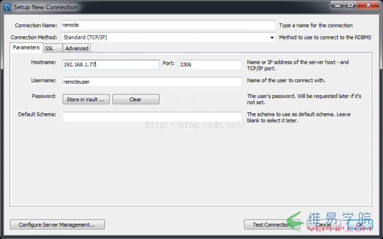 Mysql實例Workbench通過遠程訪問mysql數據庫的方法詳解