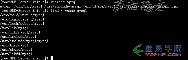 Mysql學習Linux下卸載MySQL數據庫