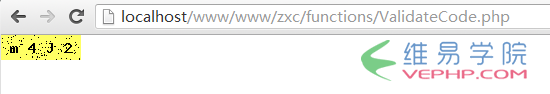PHP教程：PHP生成圖片驗證碼功能示例