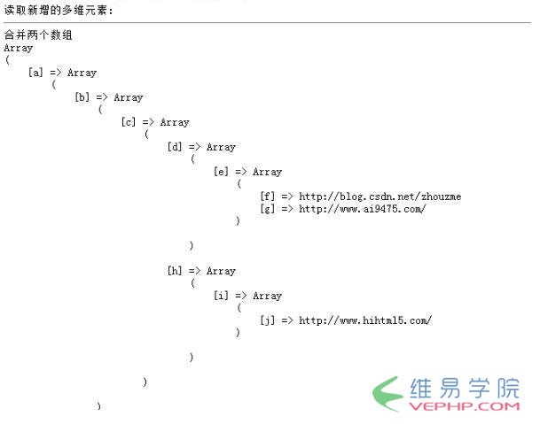 PHP學習：PHP多維數組元素操作類的方法