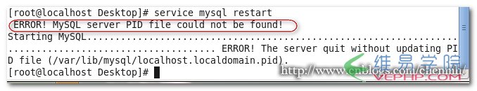 Mysql學習解決Mysql服務器啟動時報錯問題的方法