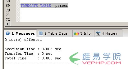 Mysql學(xué)習(xí)與MSSQL對(duì)比學(xué)習(xí)MYSQL的心得（八）--插入 更新 刪除