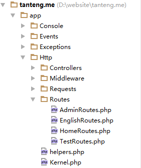 PHP學習：Laravel最佳分割路由文件（routes.php）的方式