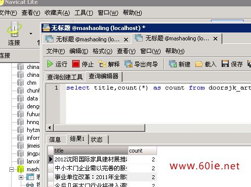 MYSQL教程mysql查詢表里的重復(fù)數(shù)據(jù)方法