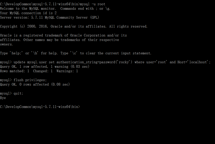 MYSQL數據庫mysql 5.7.11 winx64安裝配置方法圖文教程