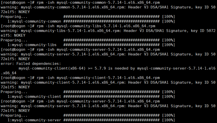 Mysql學習CentOS 6.5安裝mysql5.7教程