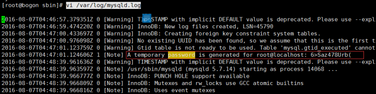 Mysql學習CentOS 6.5安裝mysql5.7教程