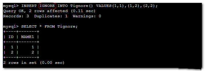 Mysql實例MySQL 處理插入過程中的主鍵唯一鍵重復值的解決方法