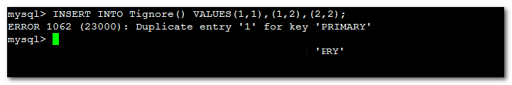Mysql實例MySQL 處理插入過程中的主鍵唯一鍵重復值的解決方法
