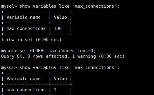 MYSQL教程總結MySQL修改最大連接數的兩個方式
