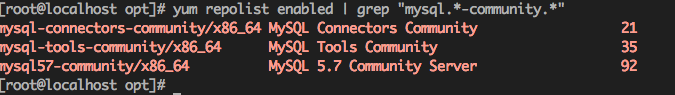 檢查mysql源安裝是否正確