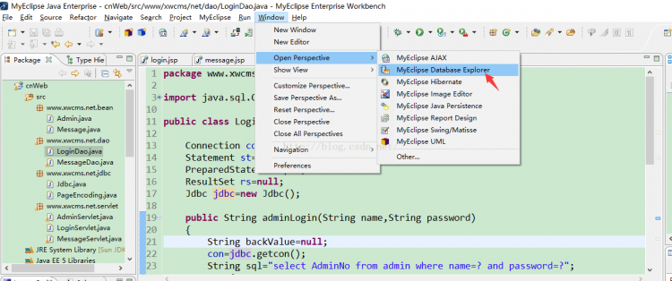 Mysql學習MyEclipse連接MySQL數據庫圖文教程