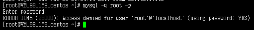 MYSQL教程MySQ登錄提示ERROR 1045 (28000)錯誤的解決方法