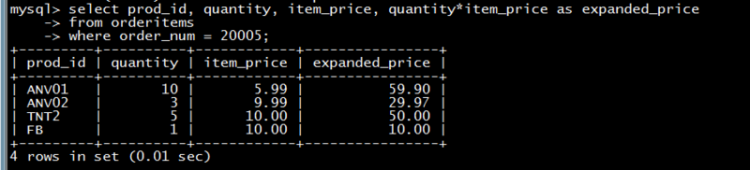 MYSQL教程MYSQL必知必會讀書筆記第十和十一章之使用函數處理數據