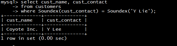MYSQL教程MYSQL必知必會讀書筆記第十和十一章之使用函數處理數據