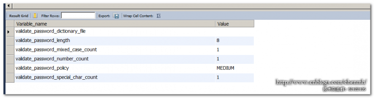 Mysql應用MySQL 密碼增強插件