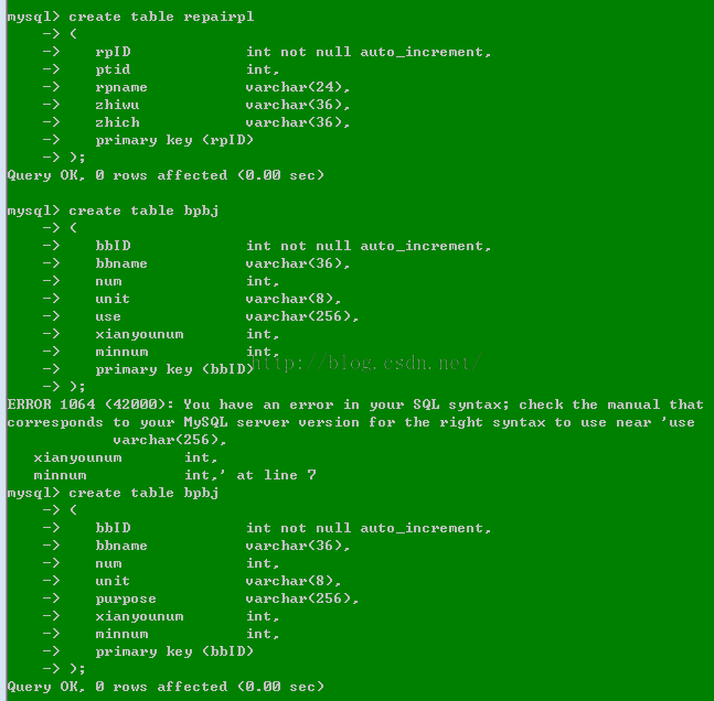 MYSQL教程Mysql創建通用設備管理信息系統數據庫