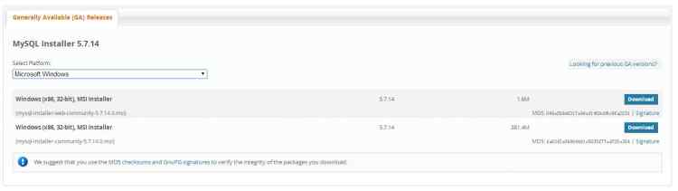 Mysql應用mysql 5.7.14 安裝配置圖文教程
