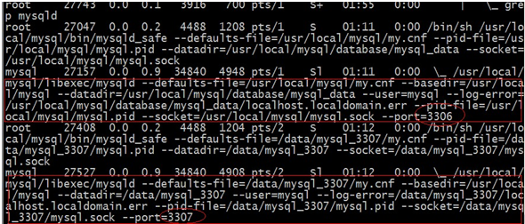 Mysql實(shí)例Linux下啟動多個mysql服務(wù)器例子