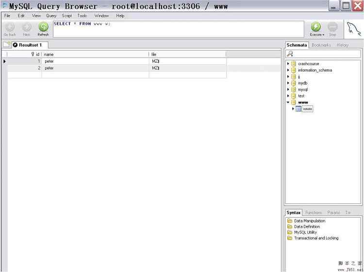 Mysql實例Mysql LONGTEXT 類型存儲大文件(二進制也可以) (修改+調試+整理)