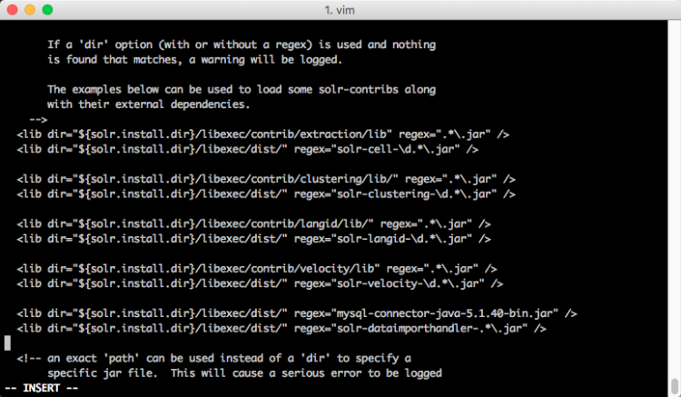 MYSQL數(shù)據(jù)庫(kù)macOS安裝Solr并索引MySQL