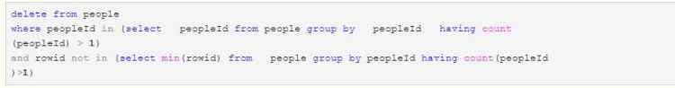 mysql對重復記錄操作實例