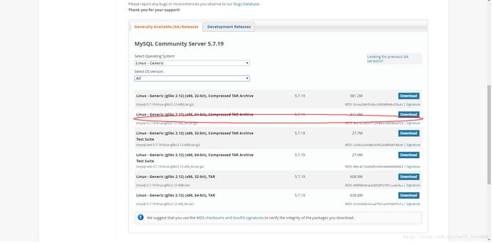 Mysql應用linux下mysql5.7.19(tar.gz)安裝圖文教程