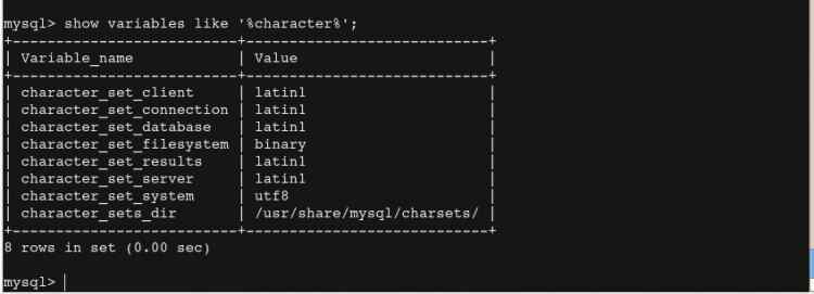 Mysql學習Linux下修改MySQL編碼的方法