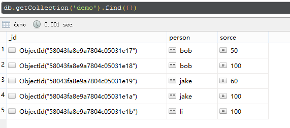 Mysql必讀MySQL與Mongo簡單的查詢實例代碼