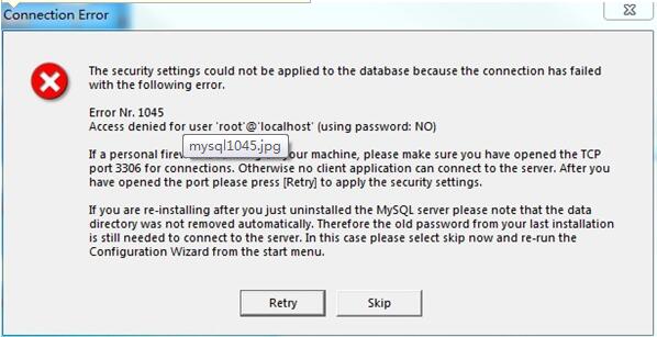 Mysql入門mysql安裝時出現各種常見問題的解決方法