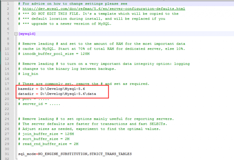 MYSQL數(shù)據(jù)庫MySQL5.6.31 winx64.zip 安裝配置教程詳解