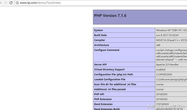 教你5分鐘學會ThinkPHP框架的開發環境搭建