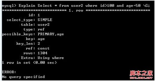Mysql學習MySQL索引使用全程分析