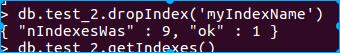 mongoDB索引屬性