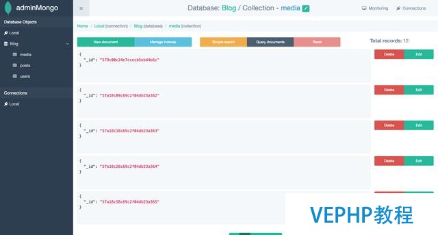 總結：MongoDB的一些可視化運維管理工具