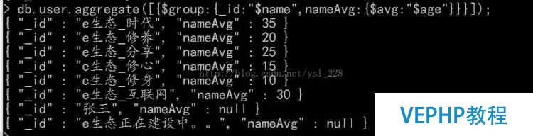 mongodb nodql 聚合查詢