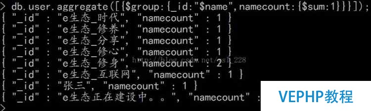 mongodb nodql 聚合查詢