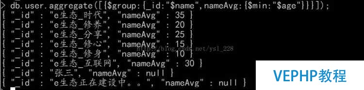 mongodb nodql 聚合查詢