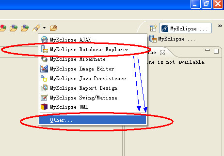 Mysql必讀用MyEclipse配置DataBase Explorer(圖示)