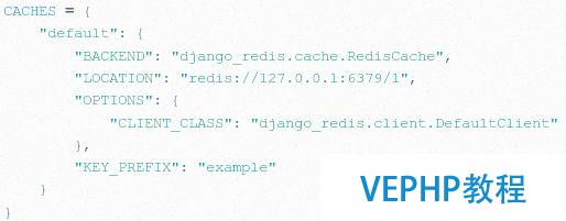Django中使用Redis進行緩存